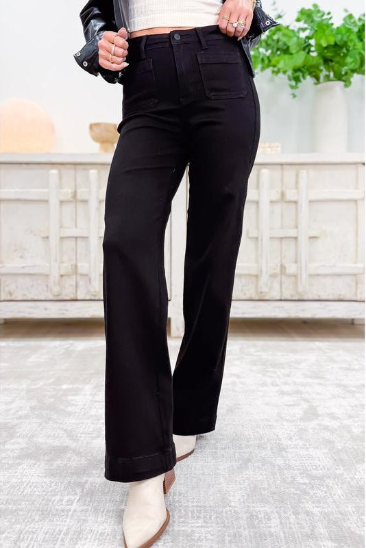 SCULPTD High Rise Straight Jeans