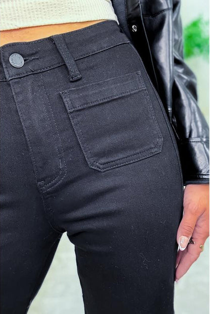 SCULPTD High Rise Straight Jeans